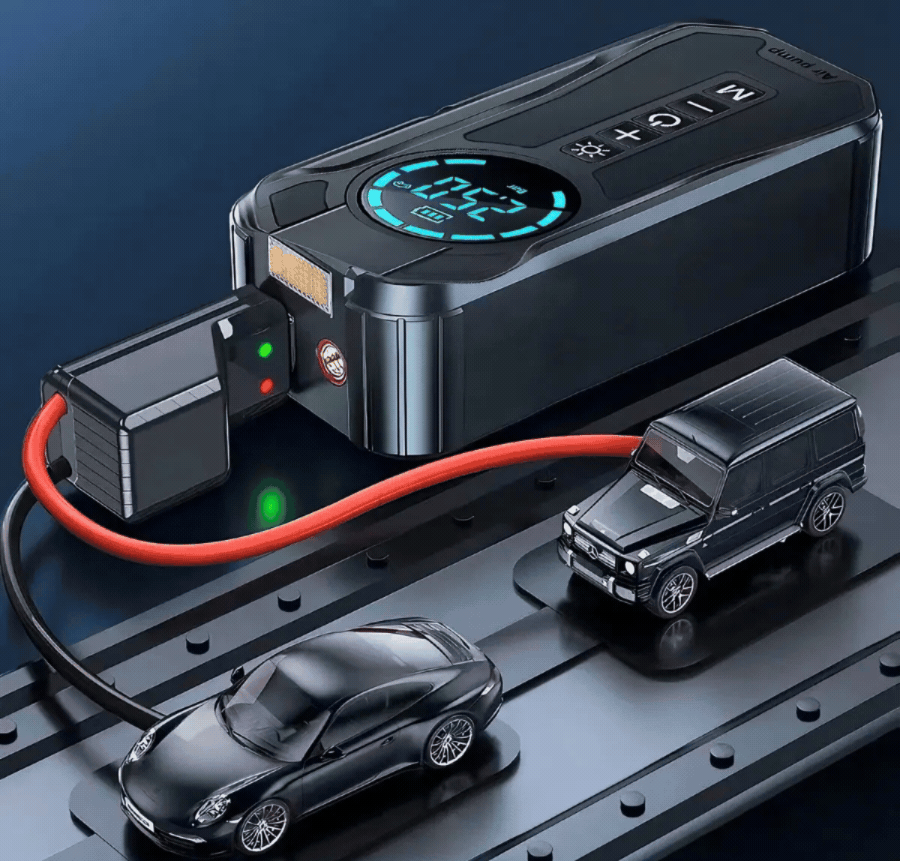Arrancador Multifuncional Compresor Auto