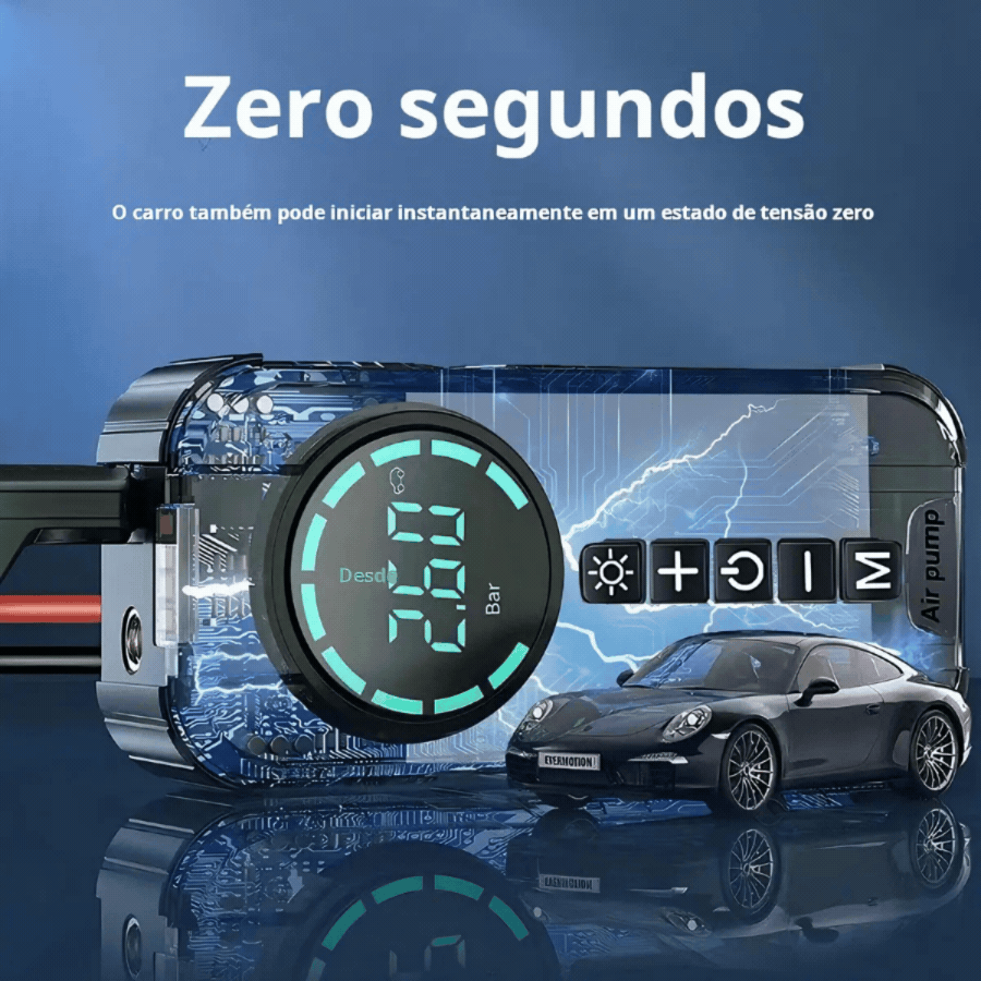 Arrancador Multifuncional Compresor Auto