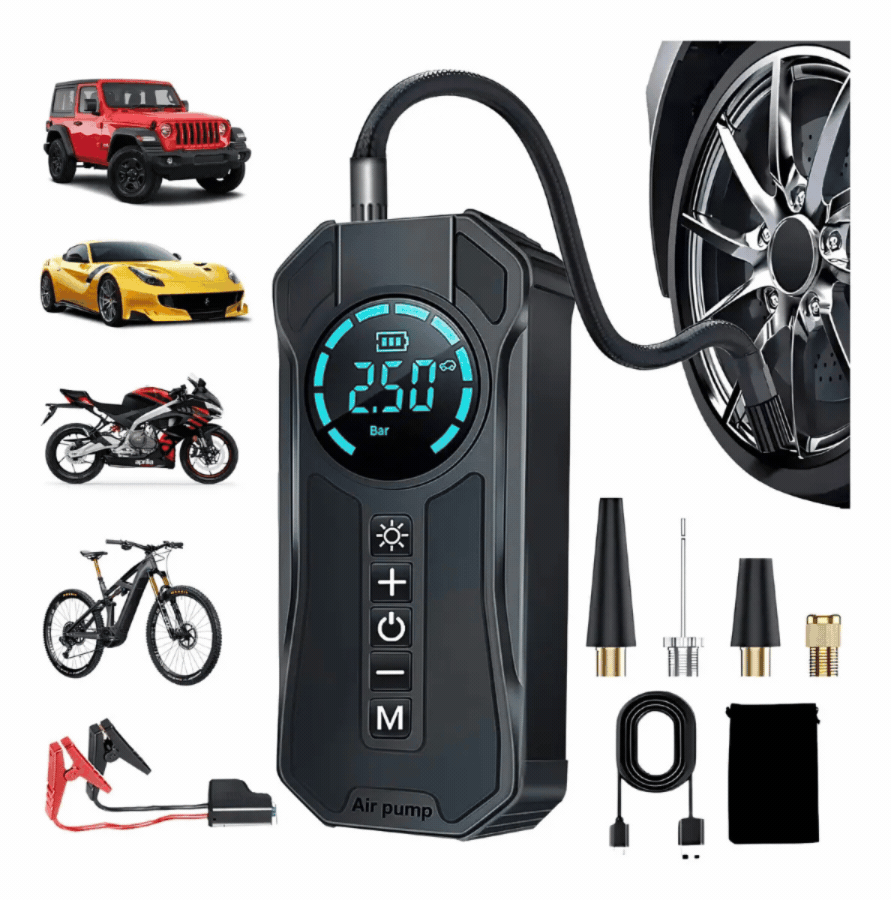 Arrancador Multifuncional Compresor Auto
